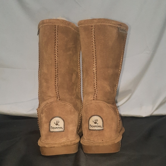 Bear Paws Emma short Mid calf Hickory Tan Boot - Picture 3 of 8